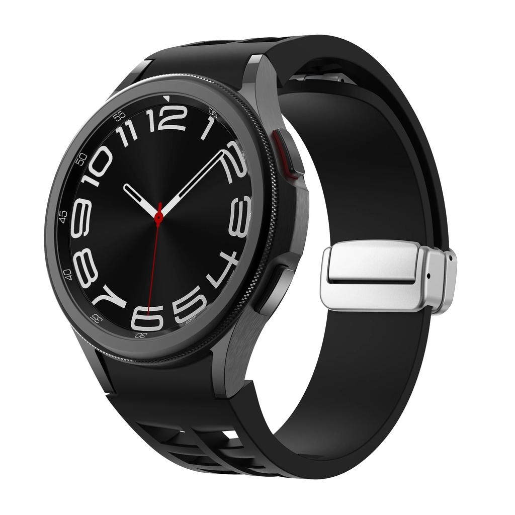 Magnetisches Silikonarmband ohne Lücke für Samsung Galaxy Watch 7 6 5 4 44mm 40mm Pro 45mm Armband Galaxy Watch6 Classic 43mm 47mm Band