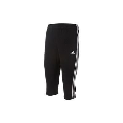 Essential 3-Stripes 3/4-Length Sports Pants Men Bottoms Black CG0770