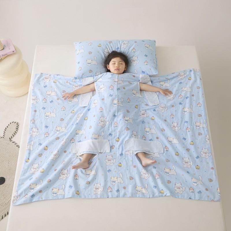 A Cotton Kids Sleep Sack Quilt Baby Toddler Wearable Blanket Washable