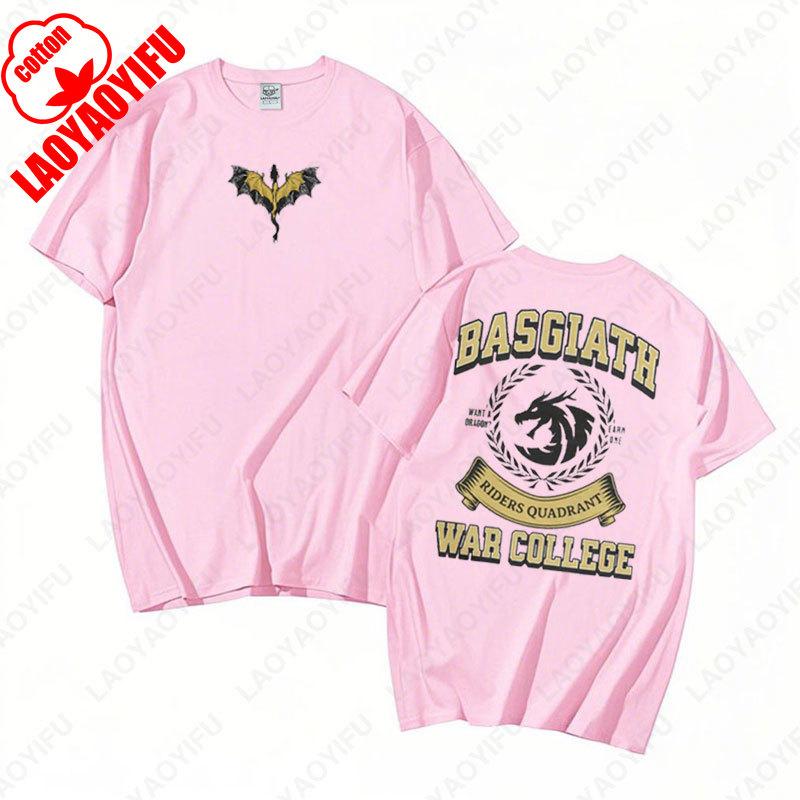 Fourth Wing Book Printing Tshirt Fashion Violet Sorrengail Wing Leader Fourth Wing Shirt Vintage Women Cotton Tee Camisetas Tops