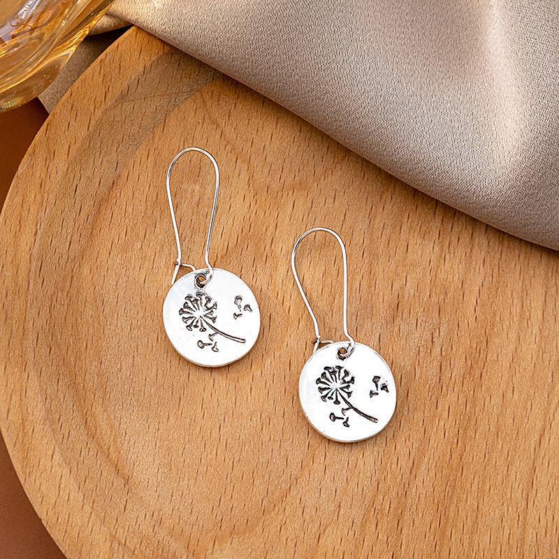 

Богемные Ретро Серьги с Хризантемой и Одуванчиком для Женщин