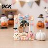 Decorative Magnetic Frame Halloween Photo Refrigerator Magnet, Ghost Pumpkin Picture Display Holder, Wooden for Holiday Party Kitchen Themed