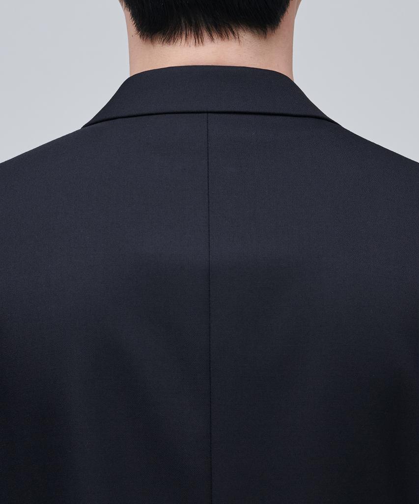 Musinsa Standard Wool Blend Relaxed Basic Blazer [Navy]