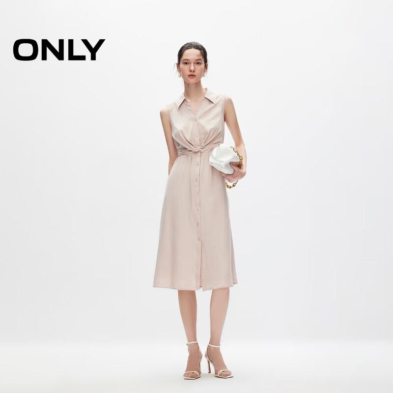 ONLY Women's 2024 Summer V-Neck A-Line Midi Dress