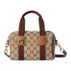 Canvas Handbag Mini Unisex Beige 859975-FAFWX-9870