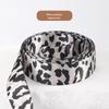 Personalized Leopard Print Satin Shoelaces 2cm - Wide Flat Laces for White Sneakers