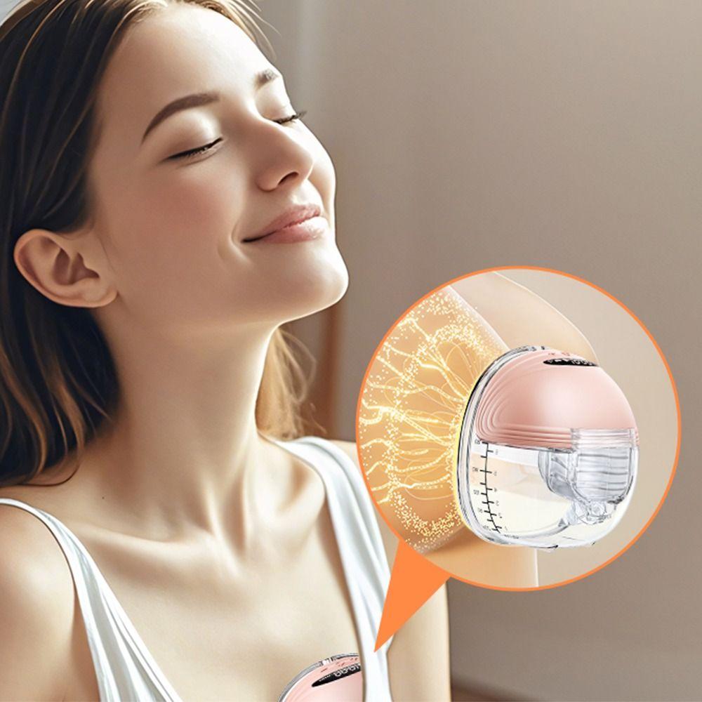 Pompă de sân purtabilă Handsfree Extractor de lapte pentru alăptare Pompă de sân electrică pentru hrănirea bebelușului