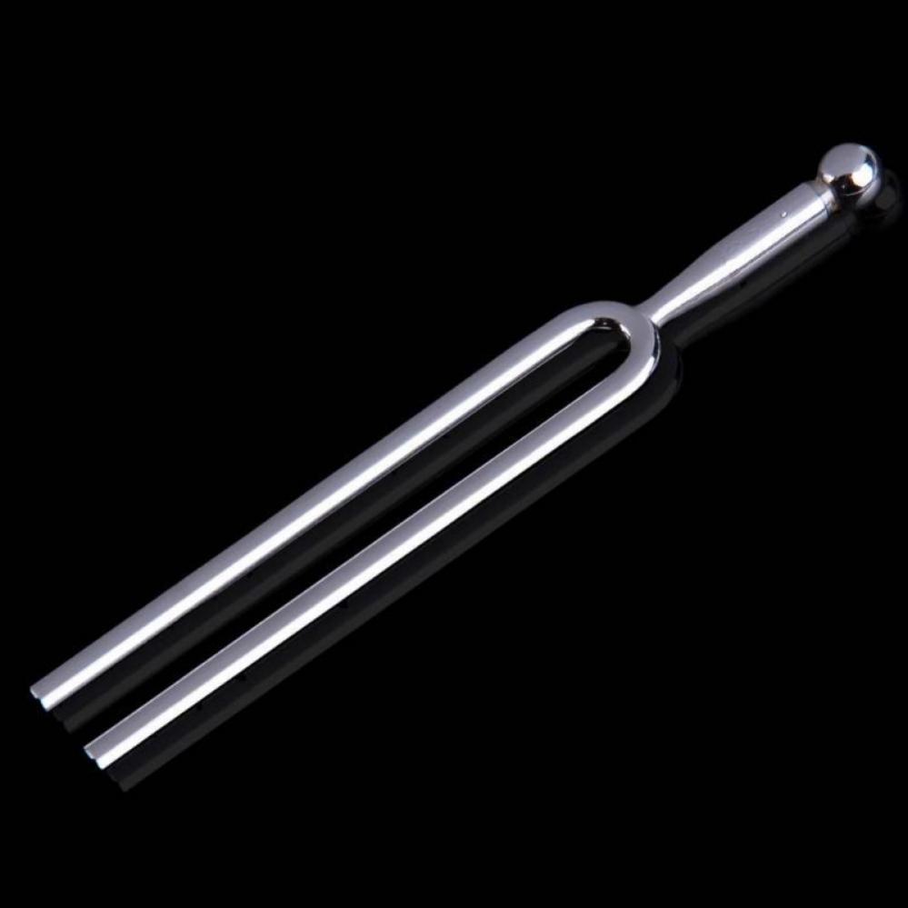 3 Stück A440HZ Gitarren-Stimmgabel aus Edelstahl für Gitarre/Violine/Klavier mit 1 Stück Silikonhammer