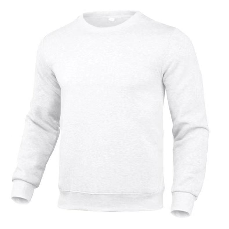 2025 Men's and Women's Sweater Fashion Brand Casual Sweater Solid Color Round Neck Long Sleeve Pullover Sweater