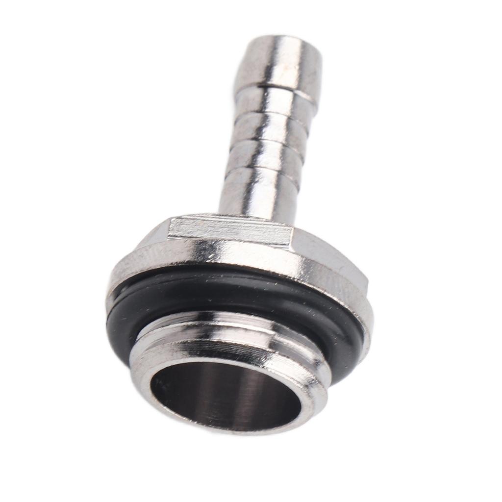 6 PCS PC Water Cooling Two touch Fitting G1 4 Thread Barb Connector for Tube