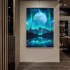 Modern Space Planet Colorful Posters Canvas Painting Anomaly Landscape Nordic Wall Art Picture For Living Room Home Decoration
