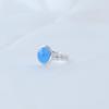 Fillow Bubble Blue Quartz Ring