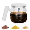 Portable Self Mixing Coffee Cup with Handle Automatic Mixer Cup Rotating Blender Glass Travel