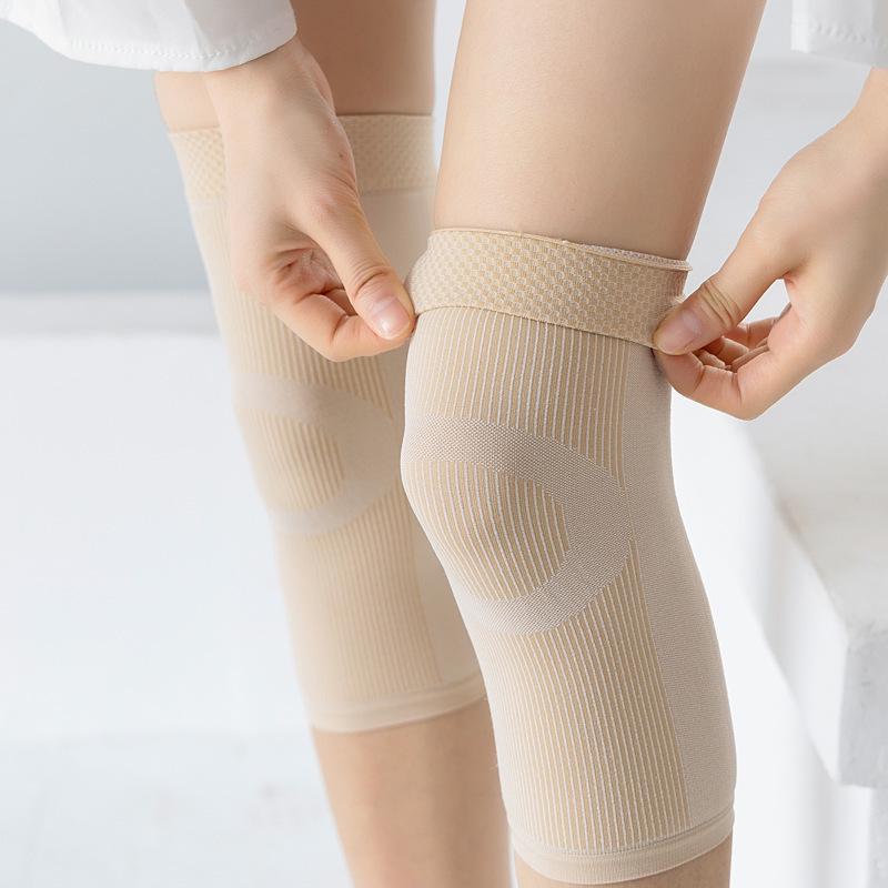 Universal Thin Velvet Knee Pads for Men and Women - Invisible, Seamless, Protective Gear for Warmth In Air-Conditioned Rooms