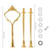 Crown Handle Cupcake Display Holder 2 Tiers 3 Tier Tiered Fruit Plate  Cake Stand Assembly