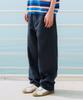 Pieseussi 1990 Wide Mini Pocket Cotton Pants _ Navy