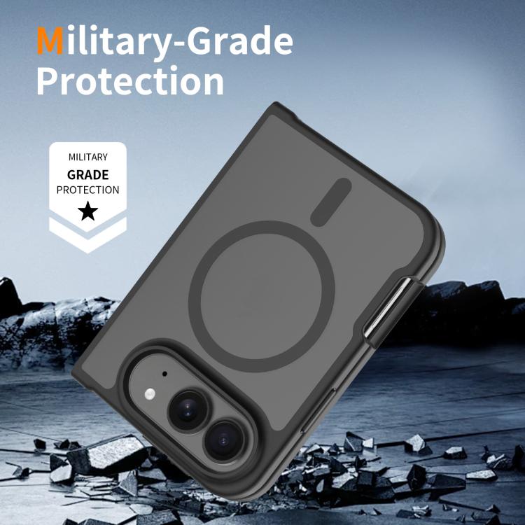 Skin Feel TPU Hybrid PC MagSafe Phone Case For iPhone Fold, Lightweight Anti-Scratch Shockproof Magnetic Protective Cover