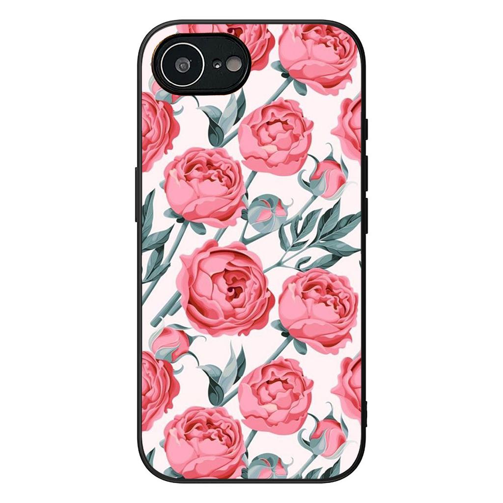 Rose Flower Peony Phone Case for Motorola Moto Edge 70 60 Fusion NEO Pro G Stylus G56 G96 G52 G04 G05 G64 G71 Protective Cover
