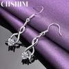 CHSHINE 925 Sterling Silver Charming Zircon Earrings For Women Fashion Jewelry