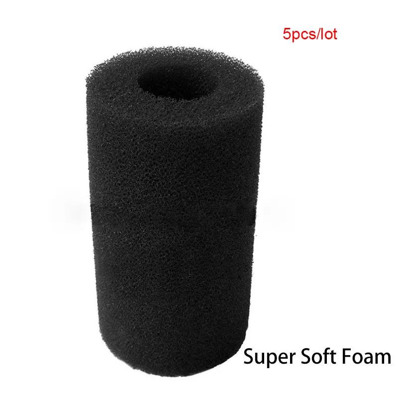 5pcs Foam Sponge Filter Inlet Sleeve Mesh Shrimp Nets Special Shrimp Cylinder Filter Inflow Inlet Protect Aquarium Accessories