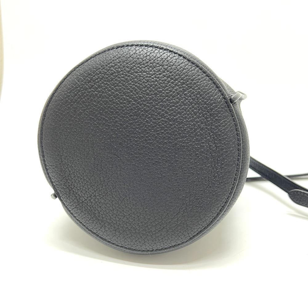 Celine Big Bag Bucket Nano 2WAY Crossbody Shoulder Bag Leather Black/SilverHW