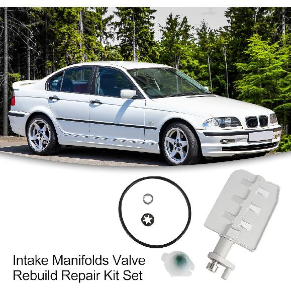 

ACROPIX Aluminum Intake Manifolds Valve Rebuild Repair Kit Set Fit for BMW 325i - Pack of 1 Silver Tone