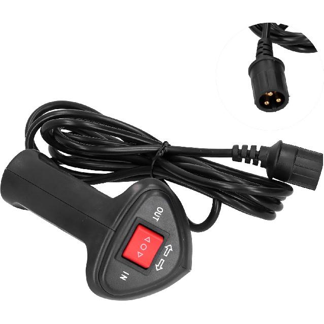 Estink Universal Winch Remote Controller with 9.2ft Cable for SUV Vehicle Auto Control System