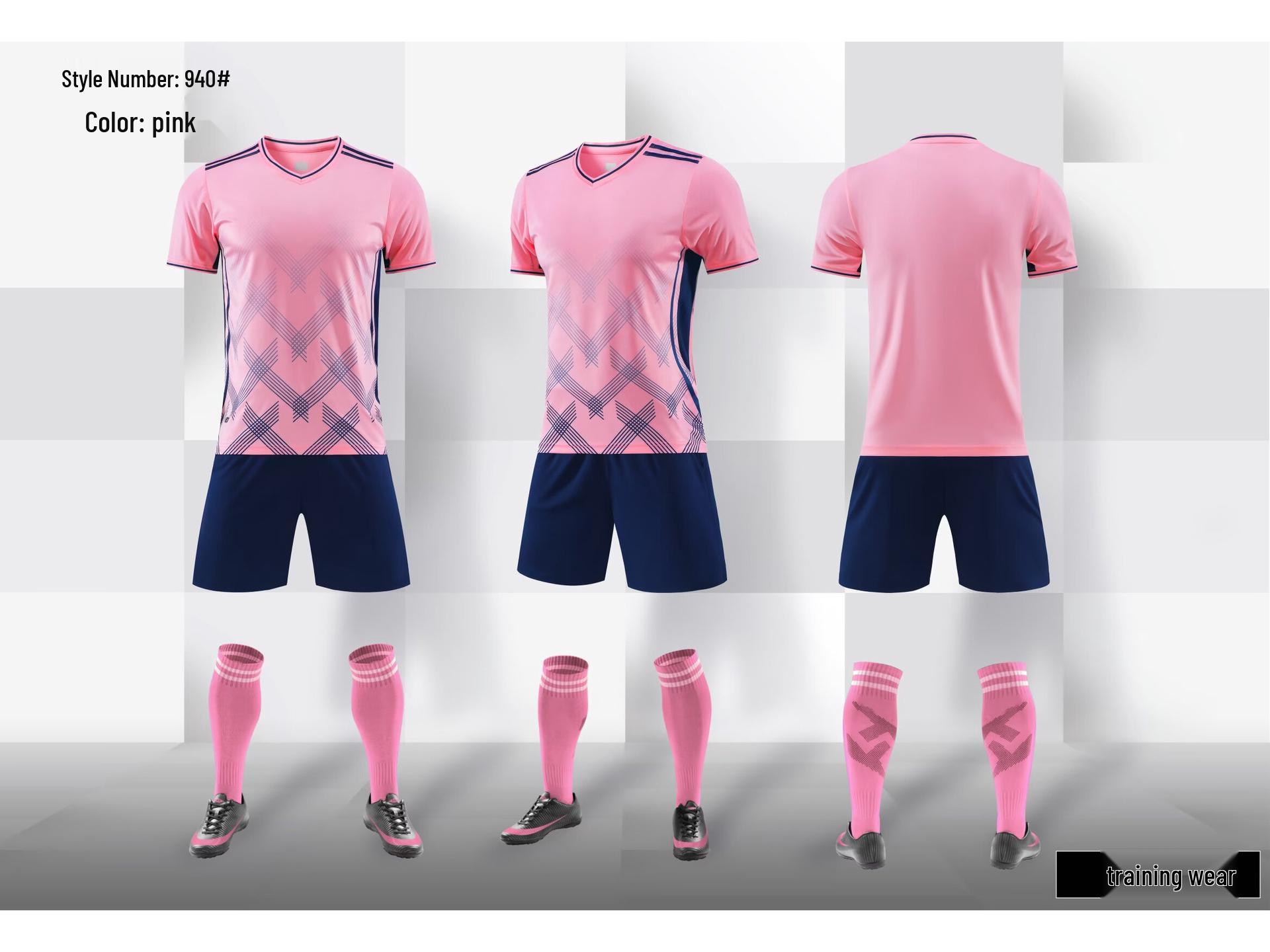 

Summer Kids & Adult Football Jersey Set - Multi-color Patchwork, Short Sleeve, Training Camp Design, Available for Women & Students. XL
