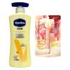 Vaseline Body Lotion & Mentholatum Lip Balm Set