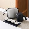 Portable Hand-painted Ceramic Travel Tea Set