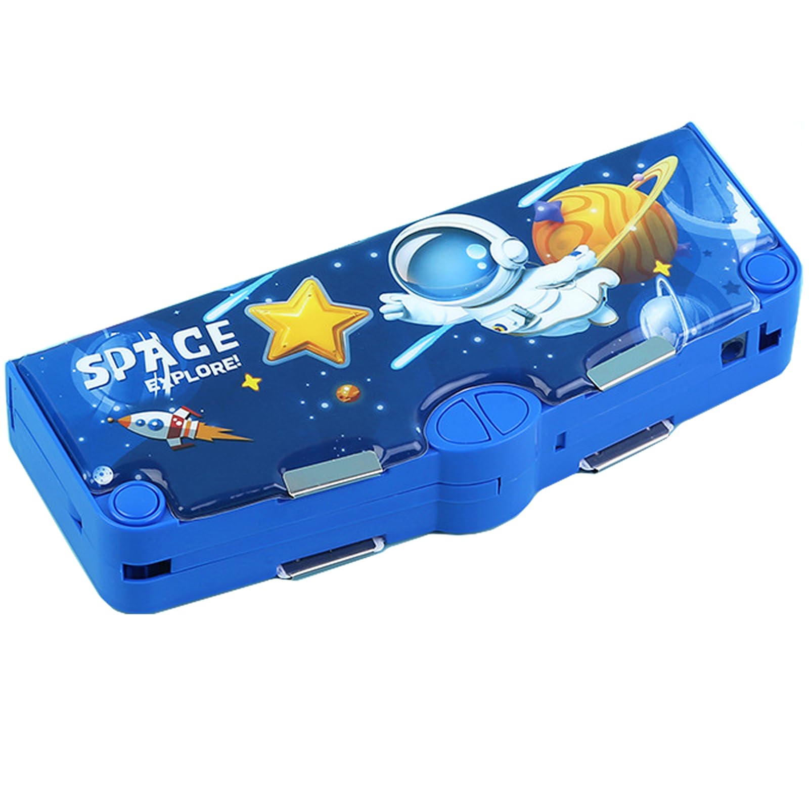 

TOMMYFIELD Multifunctional Pencil Pencil Case for Elementary School Organizing Stationery Case, Pop-Up Students, Multi-Function, Pencils, (Astronaut