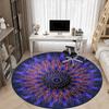 1pc Abstract Mandala Design Chair Carpet for Office Non-Slip Mat for Office - Decorative Floor Mat  yy251030269