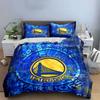 Golden State Warriors Logo Bettwäsche Bettbezug-Set Bettbezug Kissenbezüge  (1*Bettbezug 2*Kissenbezüge, ohne Bettdecke)