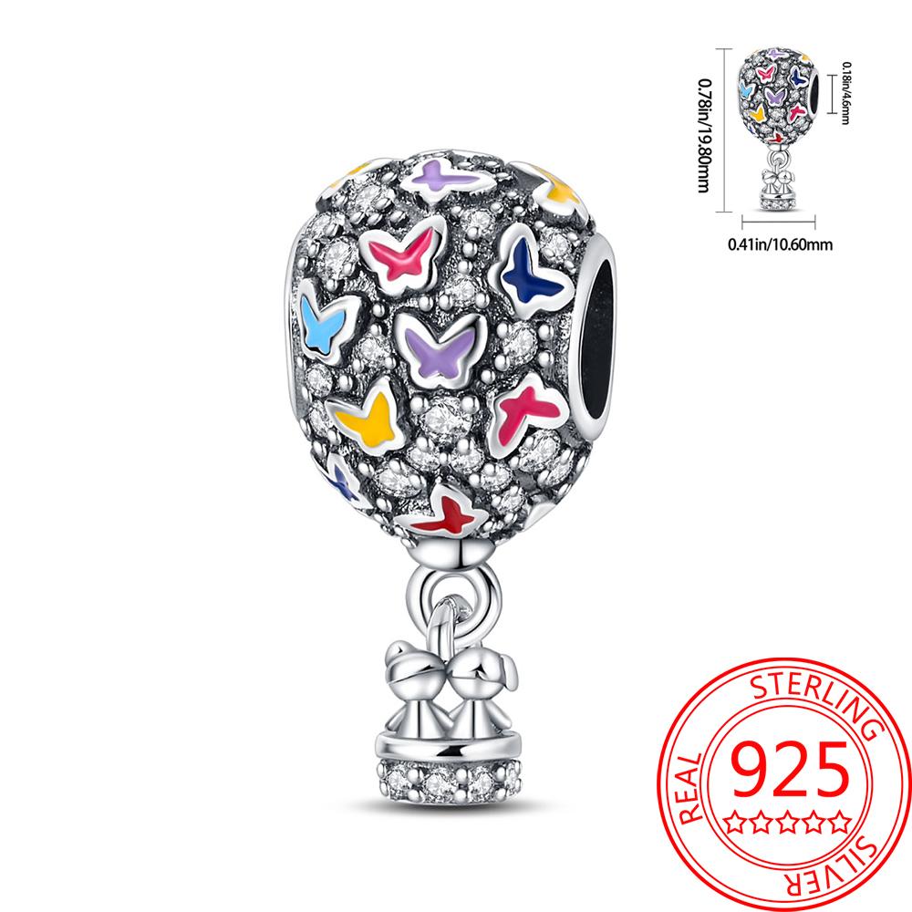 Miedziany Wieża Eiffla Samolot Podróżny Zawieszka Koraliki Pasują do Bransoletki Charm Oryginalnej Dla Kobiet Tworzenie Biżuterii