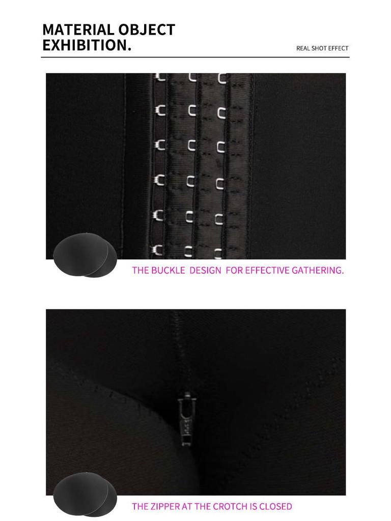 Plus Size High Waist Tummy Control Pants with Hip Pad & Butt Lift - Seamless Waist Trainer for Enhanced Curves