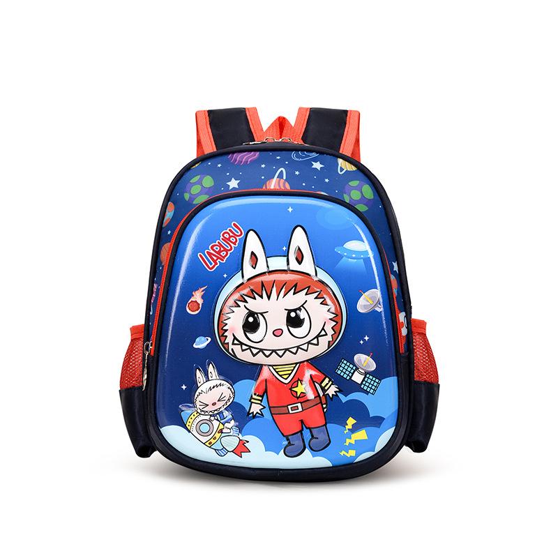School BagsLabubu children's men's and women's large-capacity cartoon animation student backpack 12 inches