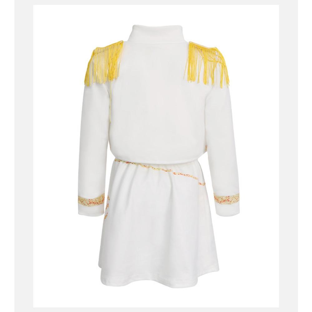 Girls School Stage Performance Pop Singer Carnival Party Role Playing Costumes Kids Pretend Game Halloween Cosplay Outfit Suit Set