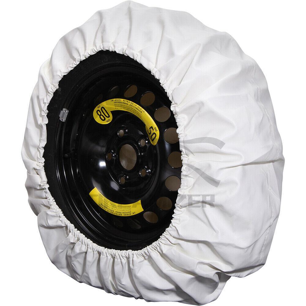 13 "weiß Reserverad Universal Auto SUV Reifen Abdeckung Fall Reserverad Rad Tasche Reifen Rad Abdeckung für Anhänger RV Camper Heavy