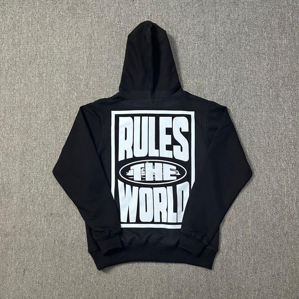 Hip Hop Casual Hoodies Fashion Trend Solid Clothing Y2k Tops