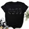 Summer Round Neck Printed Top Fashionable Casual Cute Short Sleeved Women's Pure Cotton T-shirts
