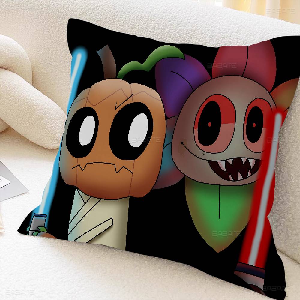 Housse de Coussin Personnalisée Populaire D-Dandys W-World Housse de Coussin Décoration Chambre d'Enfant Fête Cadeau d'Anniversaire Enfants 35x35cm