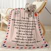 Love Letter To Son Blankets are suitable for living rooms,making them an ideal choice for outdoor travel and gifts.