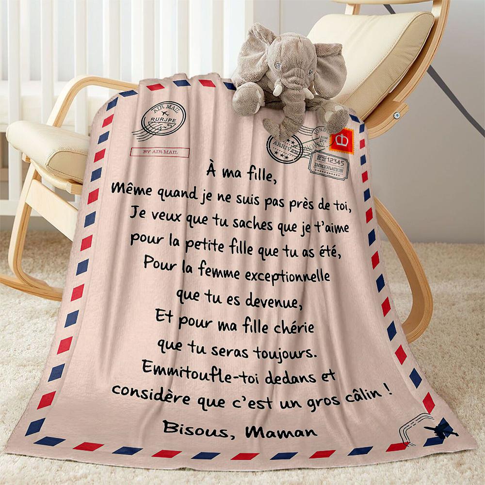 Love Letter To Son Blankets are suitable for living rooms,making them an ideal choice for outdoor travel and gifts.