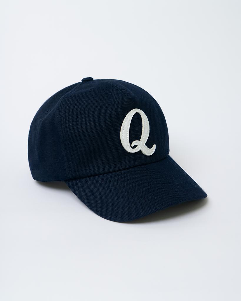 Old Ike Olnyu Q Logo Fit Cap Navy