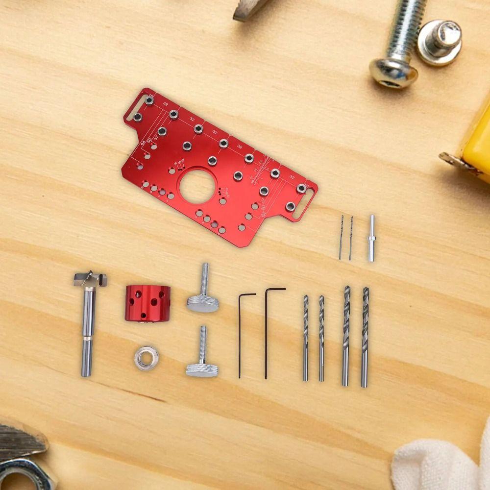 Alignment Angles Drilling Guide Template Accurate Positioning Shelf Pin Jig  Furniture