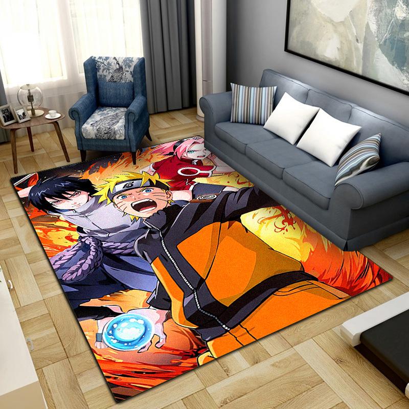 Anime-Naruto  Area Carpet for Living Room Bedroom Home Decor Cool Movie Mat Floor Mat -LXR67