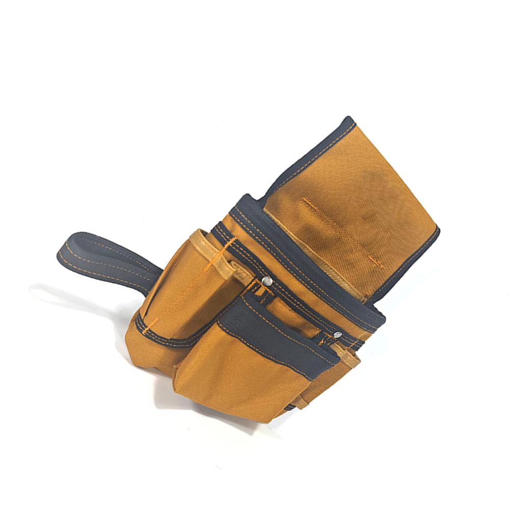 Tool Belt Featuring Detachable Bags And Wide Belt Reduces Fatigue Reinforced Fabric Tool Pouches Adjustable