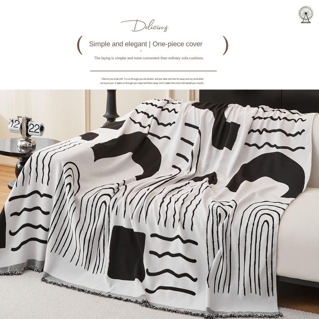 Sofa Blanket Modern Living Room Decorative Towel Cover 1/2/3/4 Seat Simple and Generous, Four Seasons Universal Chenille