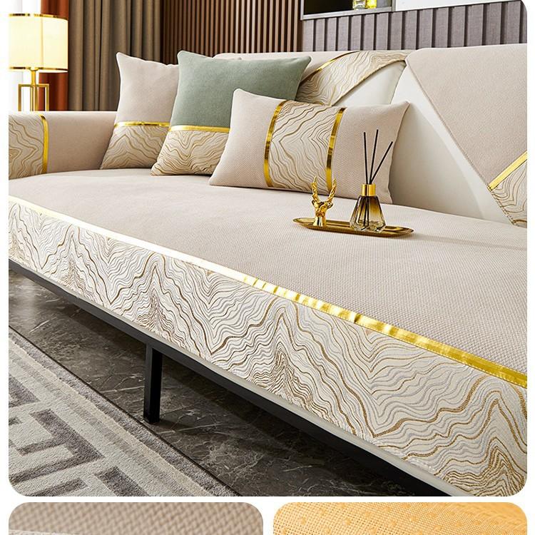 

2025 Шенилл Оранжевый Натуральная Кожа Подушка для Дивана Меховой Чехол для Дивана Нескользящий и Пыленепроницаемый Толстый Мягкий Чехол для Дивана Защита Мебели 70x70cm 1pcs