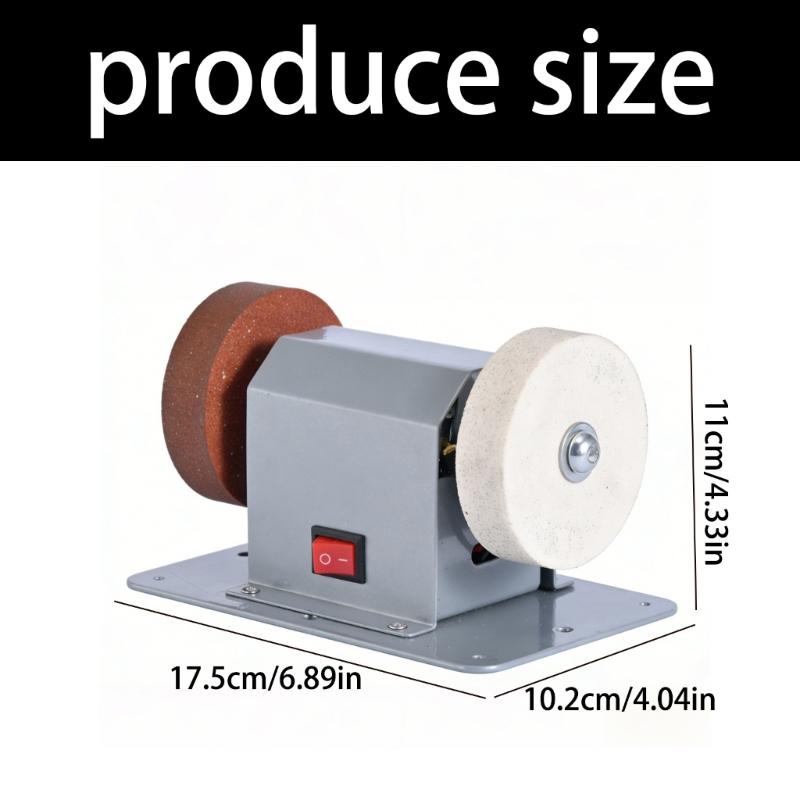 Electric Grinder Sharpener Polishing Unit With Variable Rate Adjustment And Turning Function Suitable For Detailed Work
